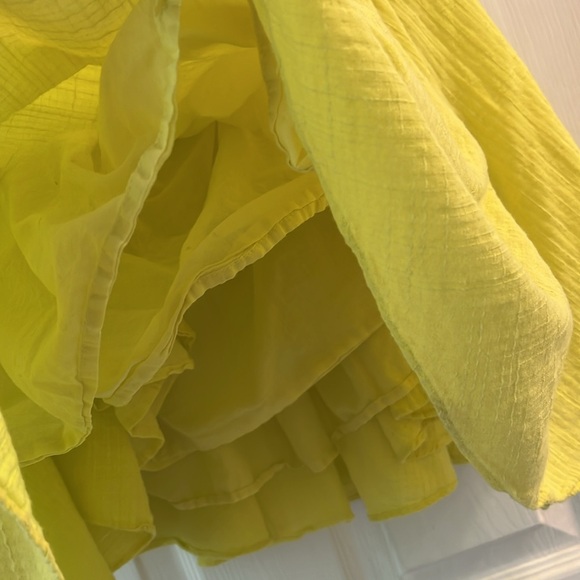 Yellow Embroidered Skirt - Picture 4 of 6